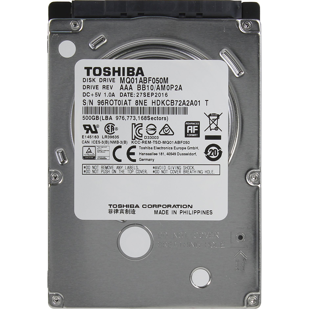 Жесткий диск TOSHIBA 500Gb MQ01ABF050M