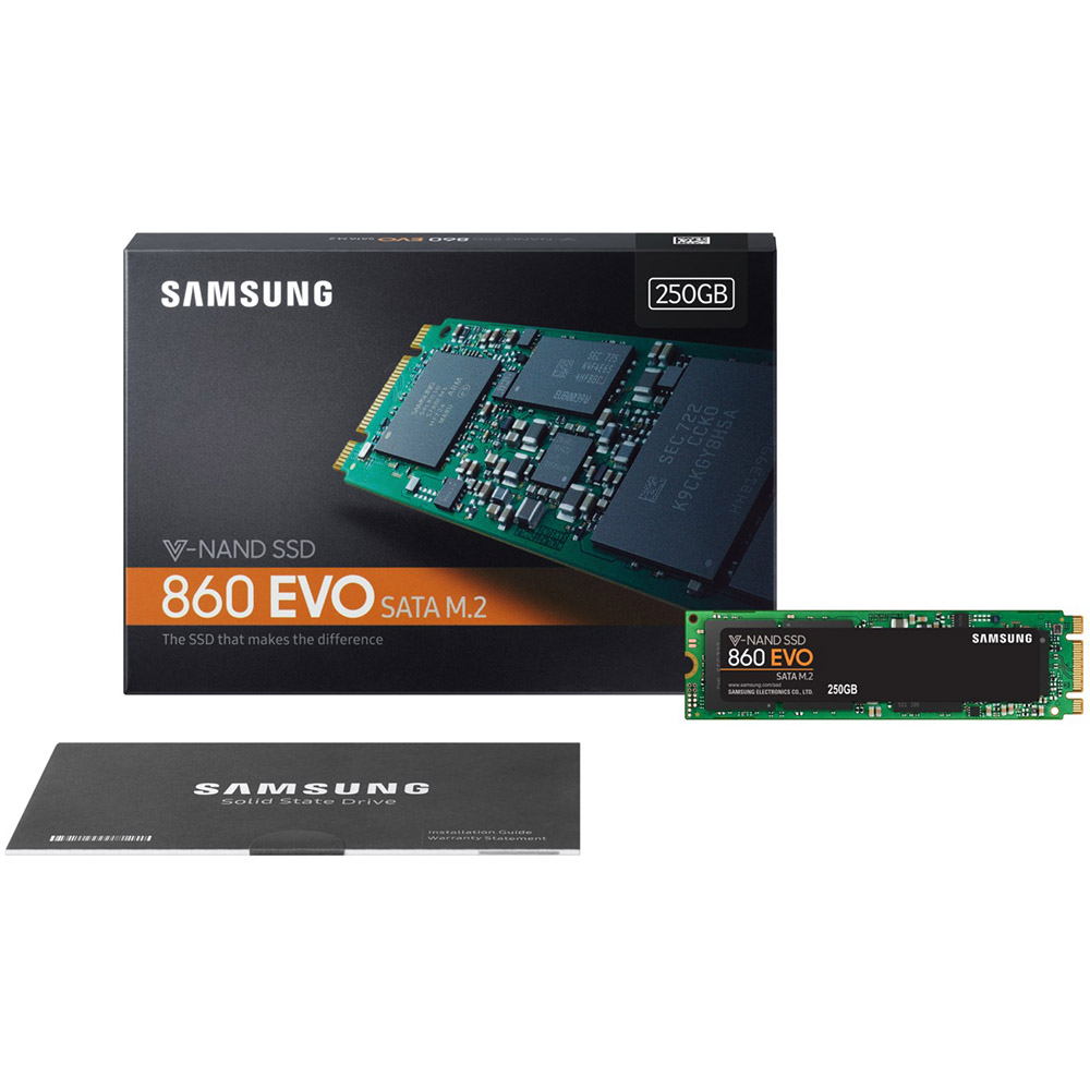 Изображение SSD накопитель SAMSUNG 860 EVO 250GB (MZ-N6E250BW)