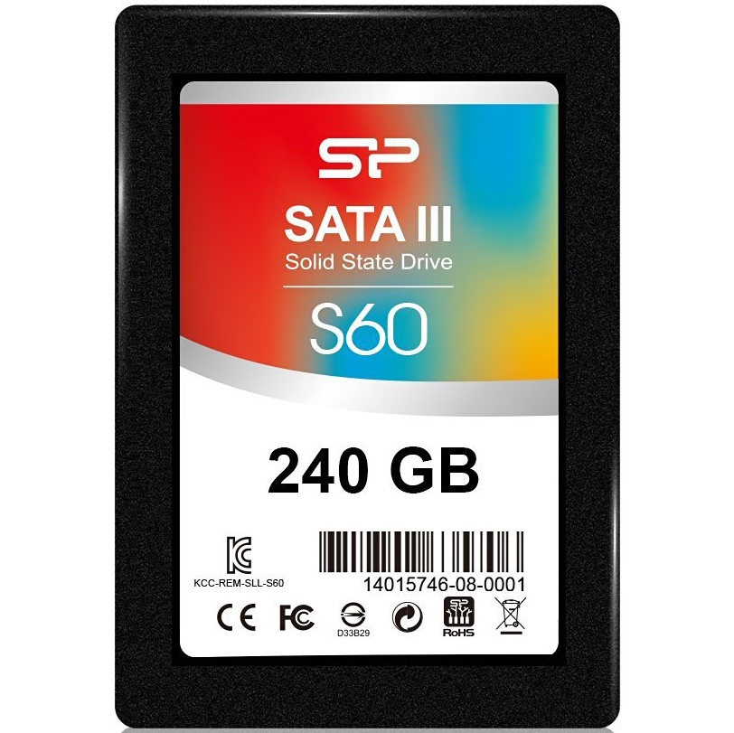 SSD накопитель SILICON POWER S60 240Gb SATAIII (SP240GBSS3S60S25)