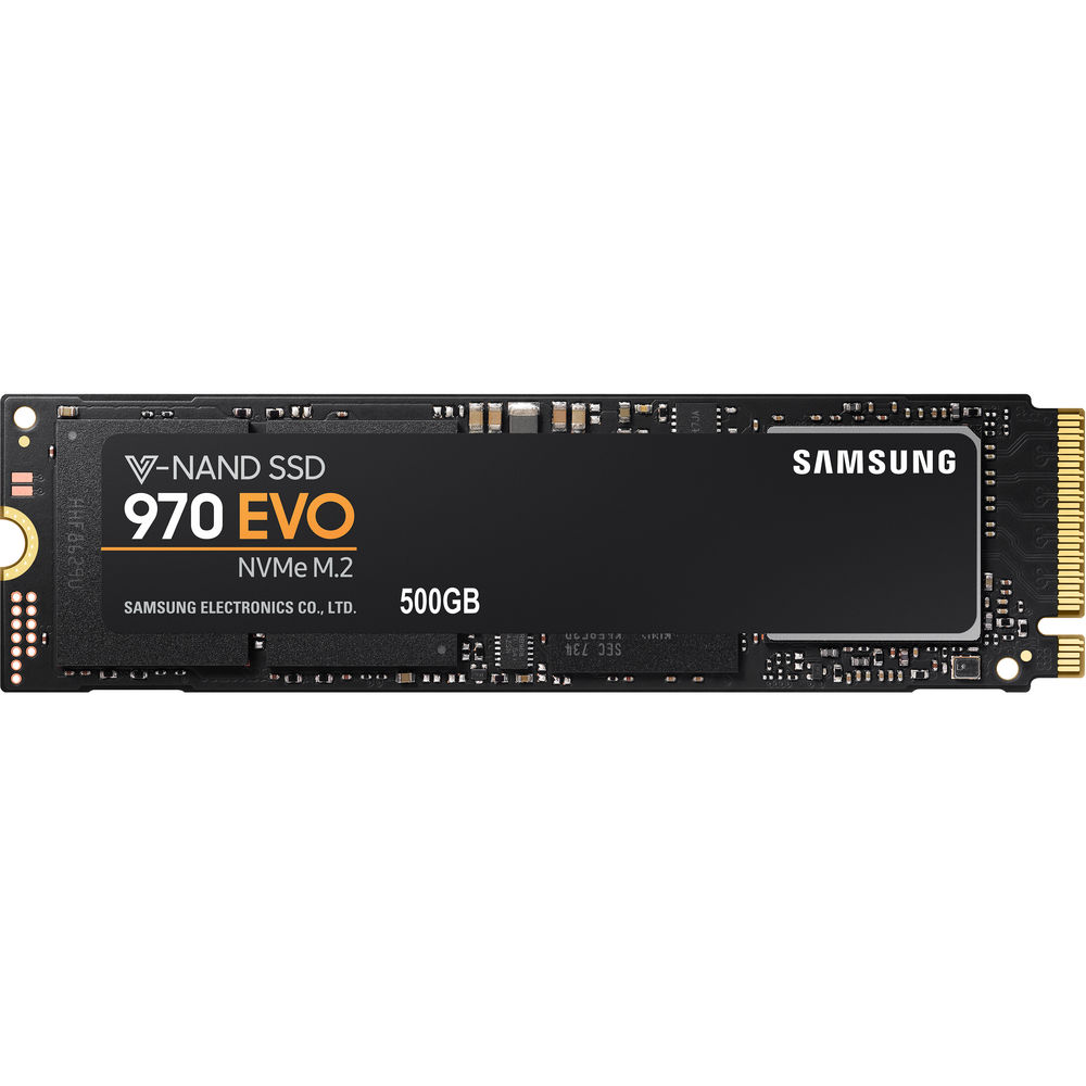 

SSD накопитель SAMSUNG 970 EVO 500GB (MZ-V7E500BW), 970 EVO 500GB NVMe M.2 TLC (MZ-V7E500BW)