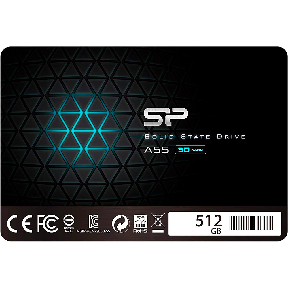 SSD накопитель SILICON POWER A55 512Gb (SP512GBSS3A55S25)