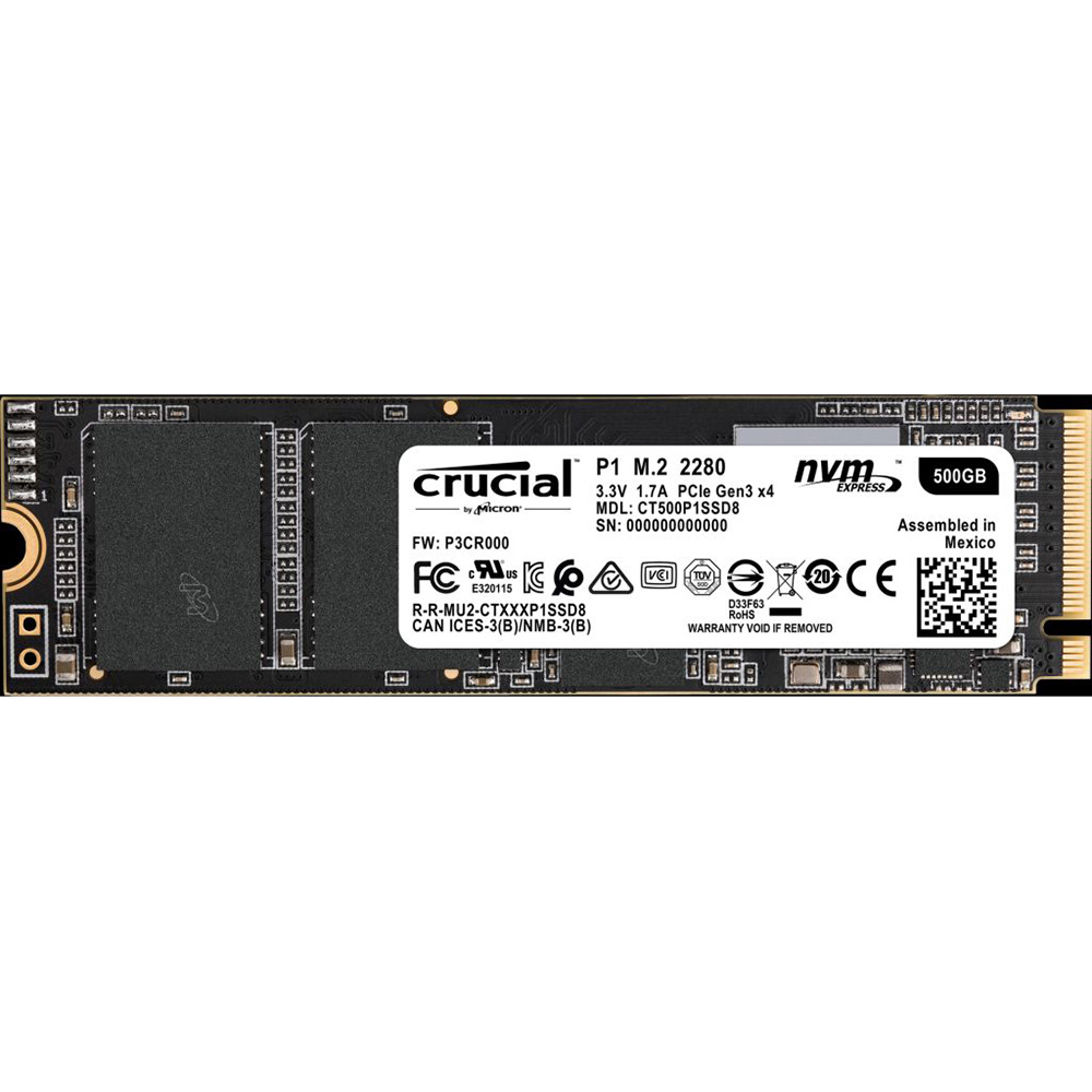 SSD накопичувач MICRON Crucial P1 500GB (CT500P1SSD8)