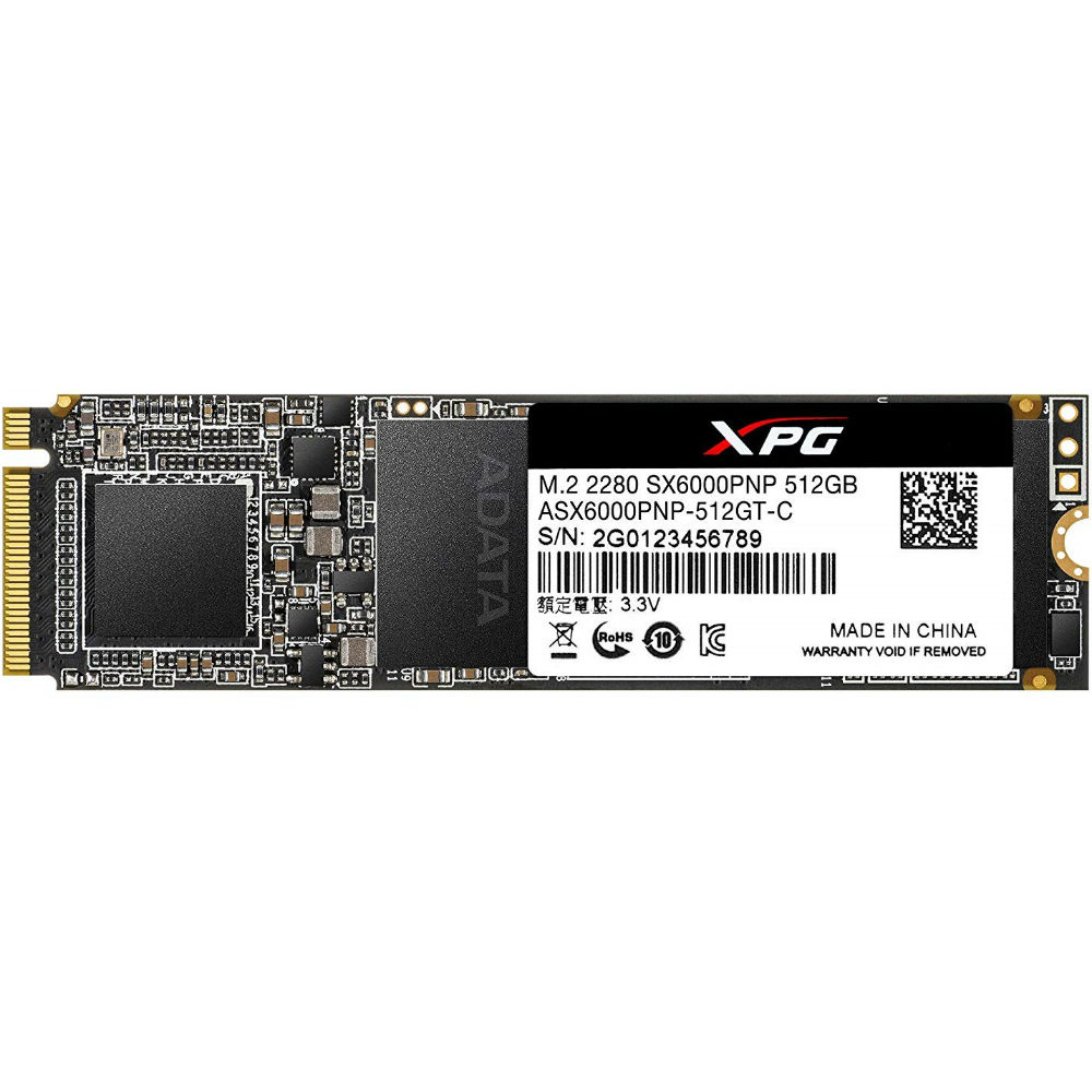 SSD накопитель ADATA XPG 6000 Pro 512GB 3D TLC (ASX6000PNP-512GT-C)