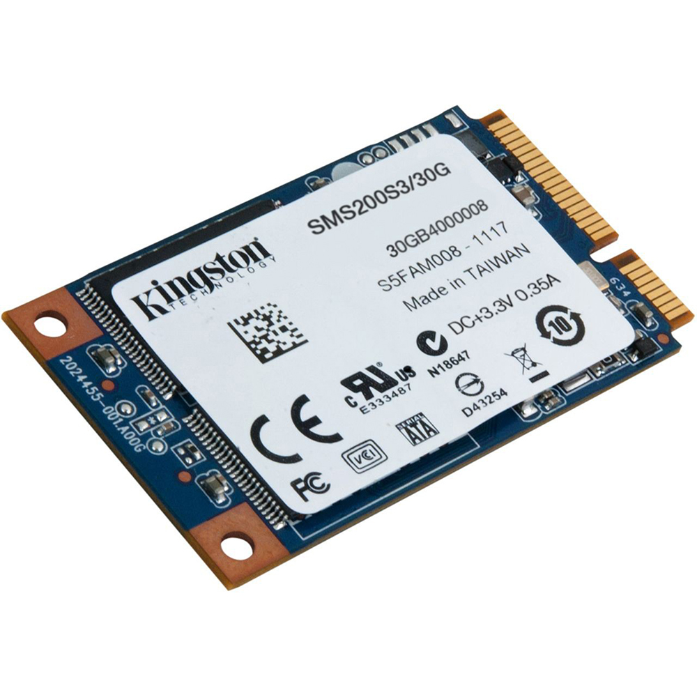 SSD накопитель KINGSTON mS200 30Gb mSATA (SMS200S3/30G) Назначение жесткого диска для ноутбука