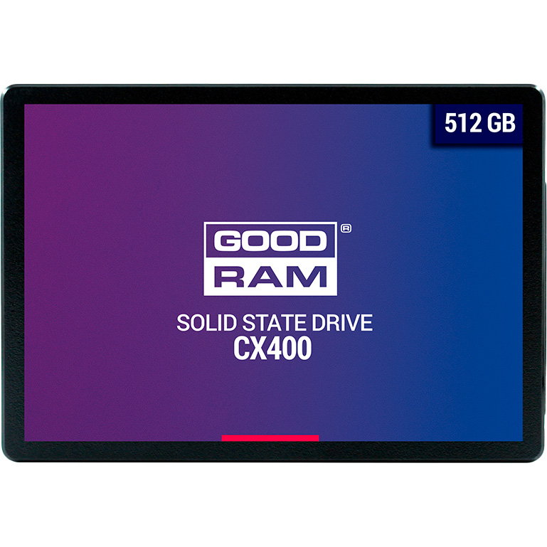 SSD накопичувач GOODRAM CX400 512GB SATAIII 3D TLC (SSDPR-CX400-512)