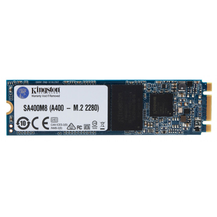 

SSD накопитель KINGSTON A400 120GB M.2 SATAIII TLC (SA400M8/120G), A400 120GB M.2 SATAIII TLC (SA400M8/120G)