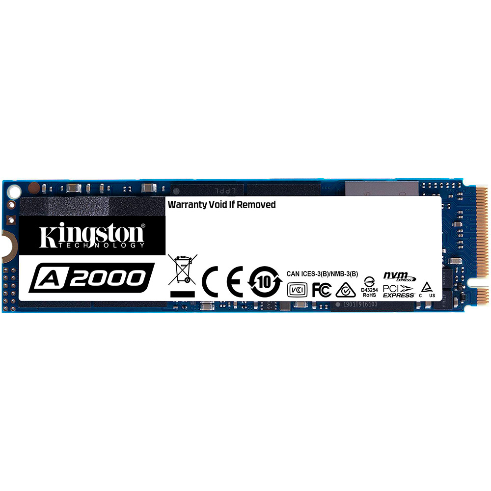 

SSD накопитель KINGSTON A2000 M.2 1TB NVMe (SA2000M8/1000G), A2000 1TB PCIe 3.0 x4 M.2 TLC (SA2000M8/1000G)