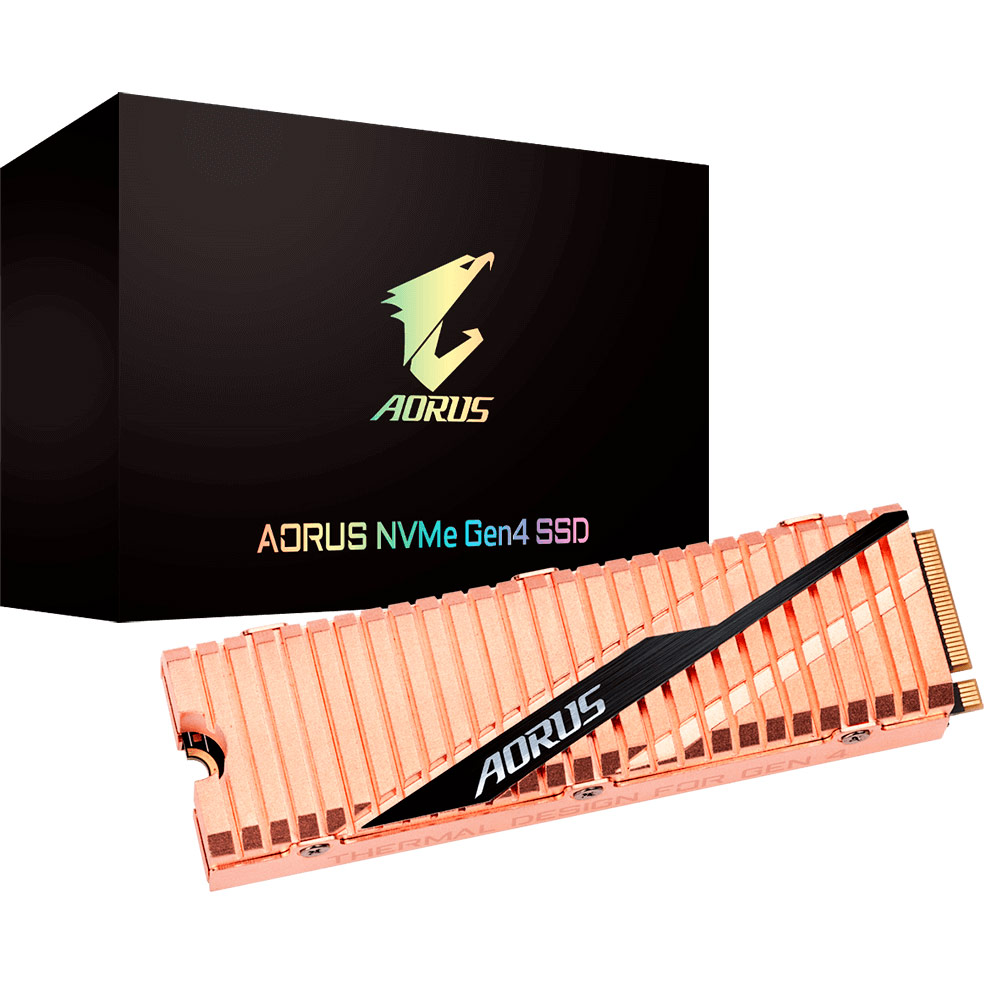 SSD накопитель GIGABYTE AORUS M.2 1TB NVMe 3D TLC (GP-ASM2NE6100TTTD) Форм-фактор M.2