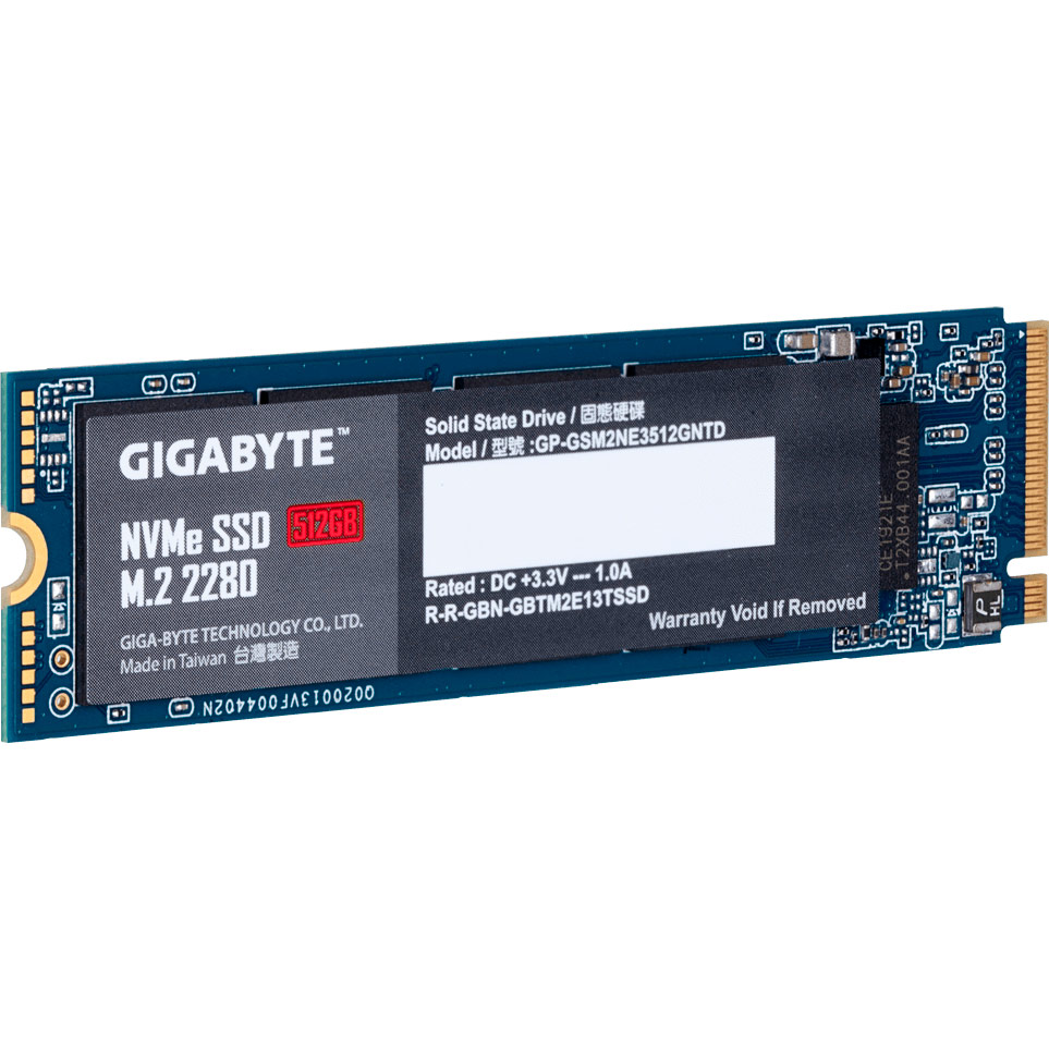 SSD накопичувач GIGABYTE 512GB M. 2 NVMe (GP-GSM2NE3512GNTD) Тип твердотільний накопичувач (SSD)