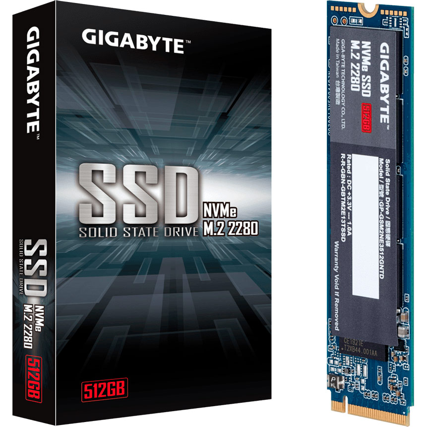 SSD накопичувач GIGABYTE 512GB M. 2 NVMe (GP-GSM2NE3512GNTD) Форм-фактор M.2