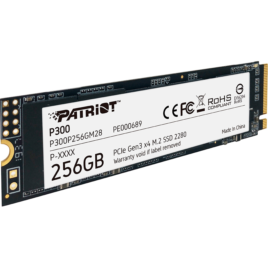 SSD накопитель PATRIOT P300 256GB M.2 NVMe 3D TLC (P300P256GM28) Назначение жесткого диска для настольного компьютера