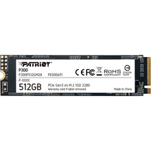 SSD накопичувач PATRIOT P300 512GB M. 2 NVMe 3D TLC (P300P512GM28)