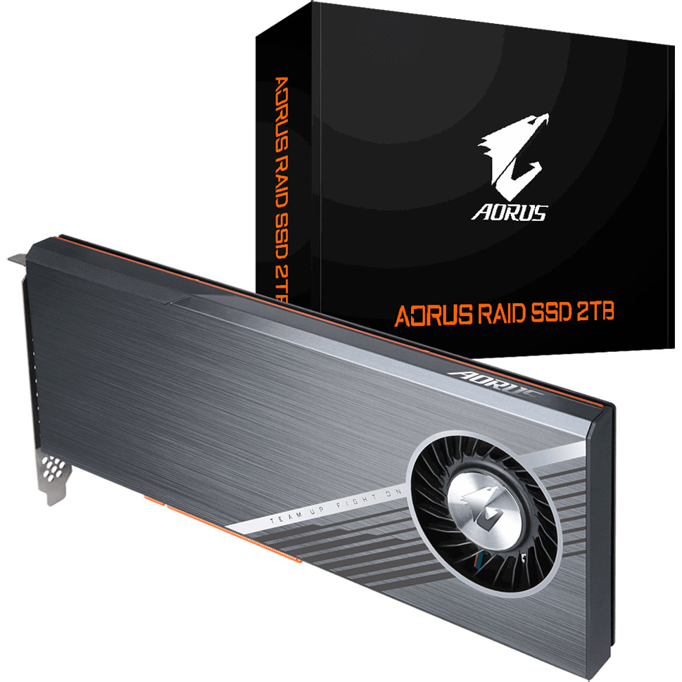 SSD накопичувач GIGABYTE AORUS RAID SSD 2TB (GP-ASACNE2200TTTDA) Ємність 2 Тб