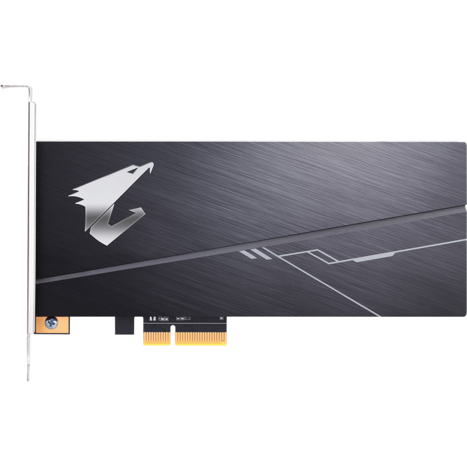 

SSD накопитель GIGABYTE AORUS RGB AIC NVMe SSD 512GB (GP-ASACNE2512GTTDR), PCI-Expess SSD 512GB