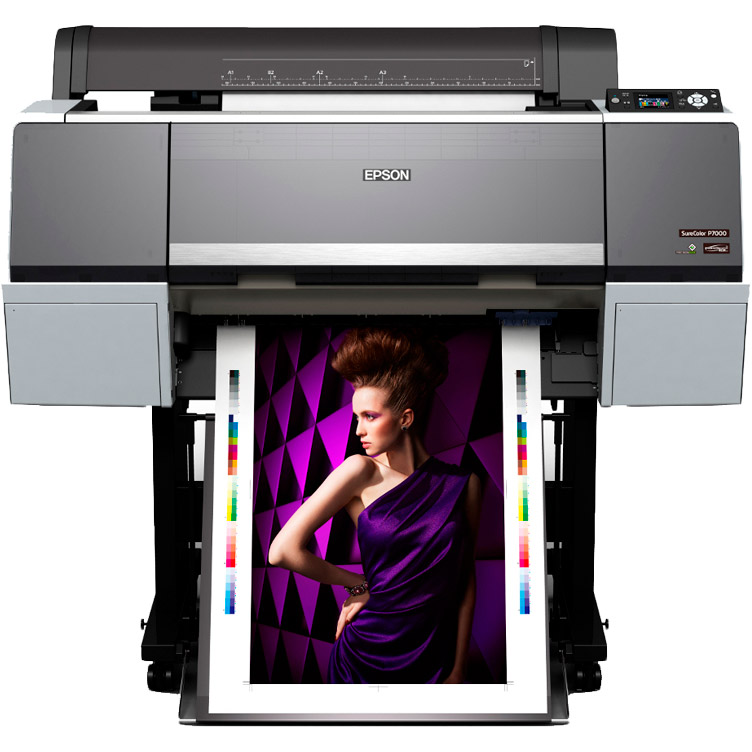 Плоттер EPSON SureColor SC-P7000 24" Violet Ink bundle (C11CE39301A9) Максимальный формат носителя A1 (841 х 594 мм)