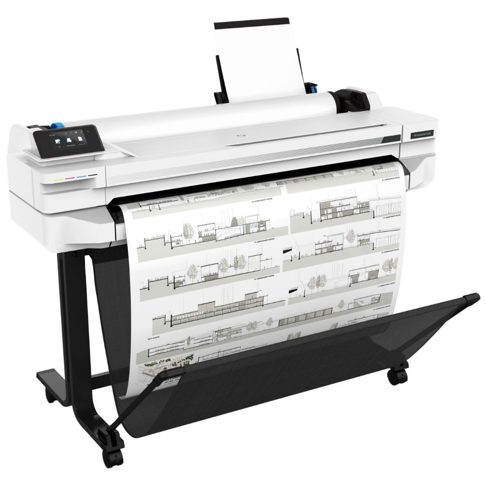 Плоттер HP DesignJet T530 36" с Wi-Fi (5ZY62A) Максимальний формат носія A0 (1189 х 841 мм)