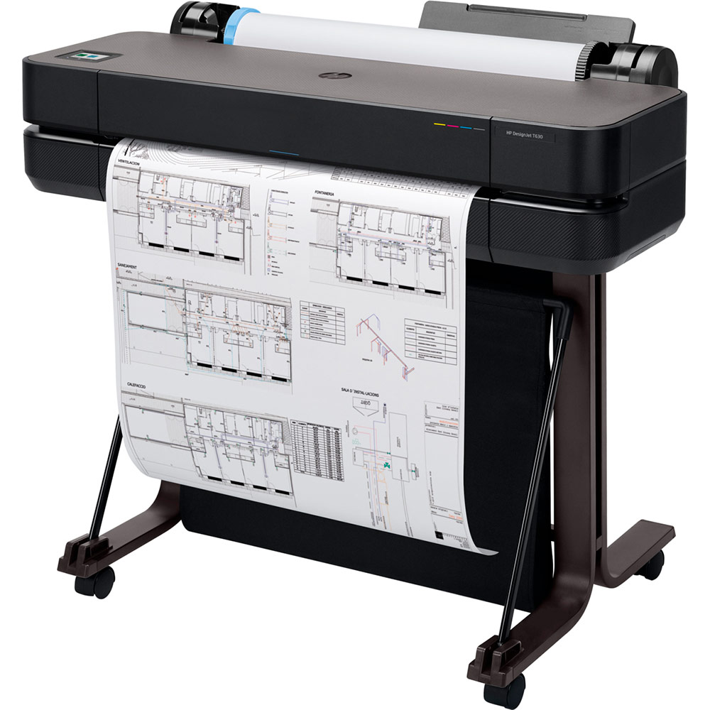 Плоттер HP DesignJet T630 Wi-Fi (5HB09A) Максимальное разрешение печати 2400 х 1200