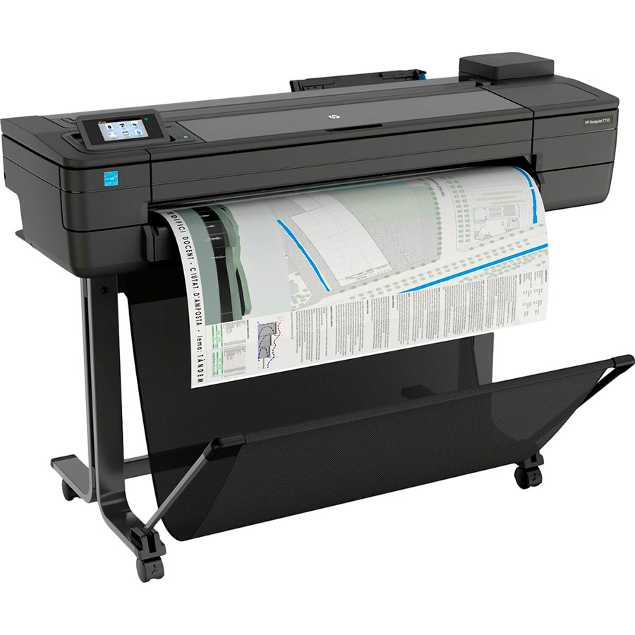 Плоттер HP DesignJet T730 Wi-Fi (F9A29D) Максимальный формат носителя A1 (841 х 594 мм)