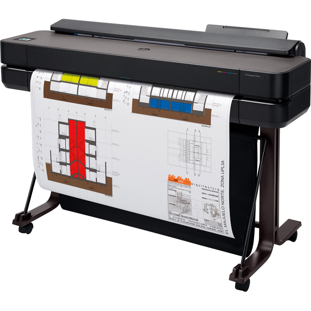 Плоттер HP DesignJet T650 36" с Wi-Fi (5HB10A) Максимальный формат носителя A1 (841 х 594 мм)