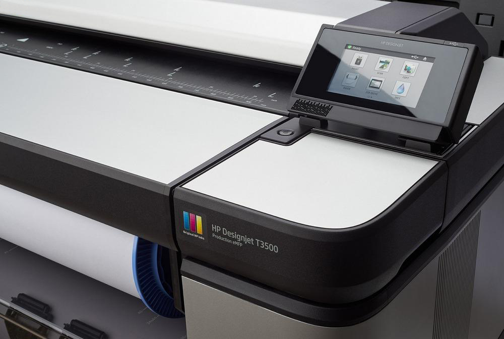 Внешний вид Плоттер HP DesignJet T3500 e-mfp 36" (B9E24A)