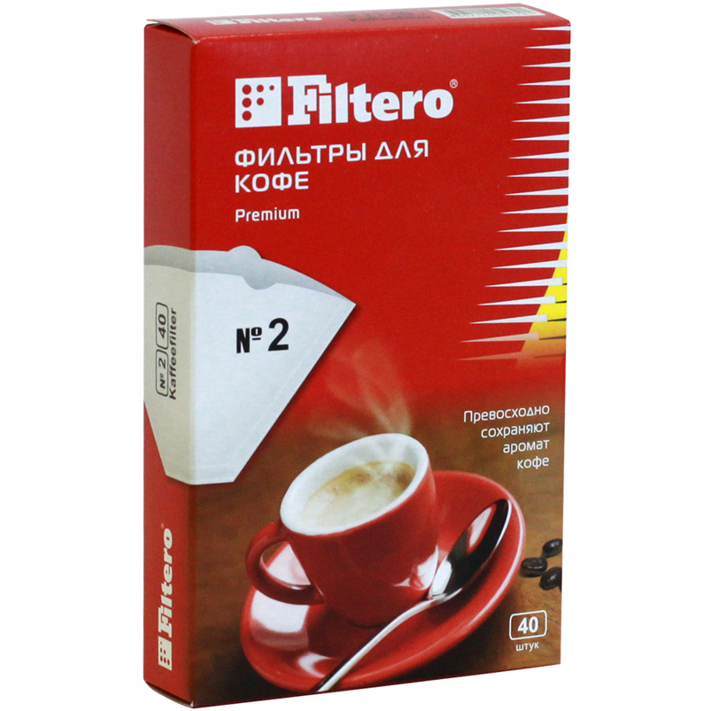 

Фильтры для кофеварок Filtero Premium №2, Premium №2