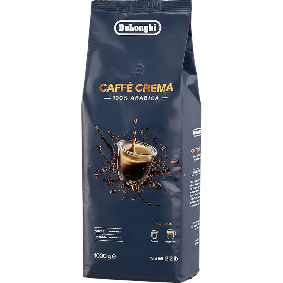 Кава в зернах DELONGHI DLSC618 Cafe Crema 1kg (AS00001151)