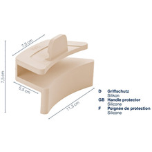Накладка для ручки KELA Cali Beige (12871)
