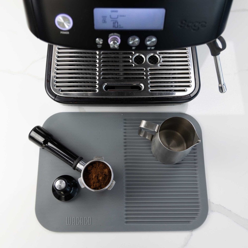 Коврик для темперовки WACACO Coffee Mat Large Gray (WCM35) Дополнительно с двухсторонним дизайном; материал: силикон; размер: 35 x 25 x 0.5 см; вес: 374 г