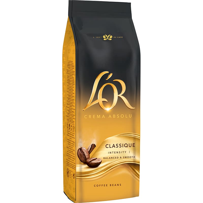Кофе в зернах L'OR Crema Absolute Classic 500 г (8711000369852) Тип кофе
