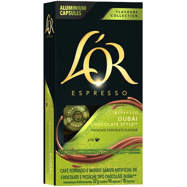 Кофе в капсулах L'OR Espresso with Dubai Chocolate 10 капсул