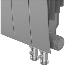 Радиатор Royal Thermo BiLiner 500 /Silver Satin VR 8 секций