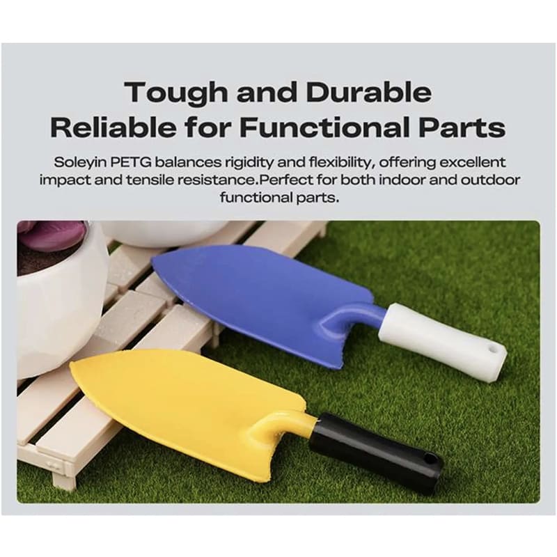 Пластик для 3D принтера CREALITY PETG Filament 1.75 мм 1 кг Lavender (3301030157) Додатково Технологія друку: FDM (Fused deposition modeling); Щільність: 1.23 г/см3; Міцність на вигин: 74 МПа; Температура столу: 60 - 80 ° С