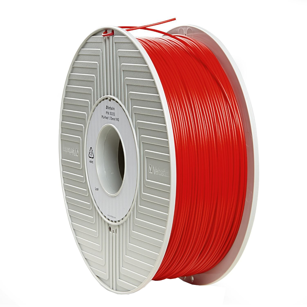 PLA-пластик VERBATIM 3D printer filament (червоний)