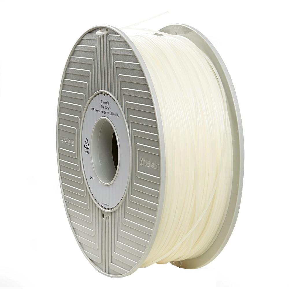 PLA-пластик VERBATIM 3D printer filament 1.75mm Transparent (55257)