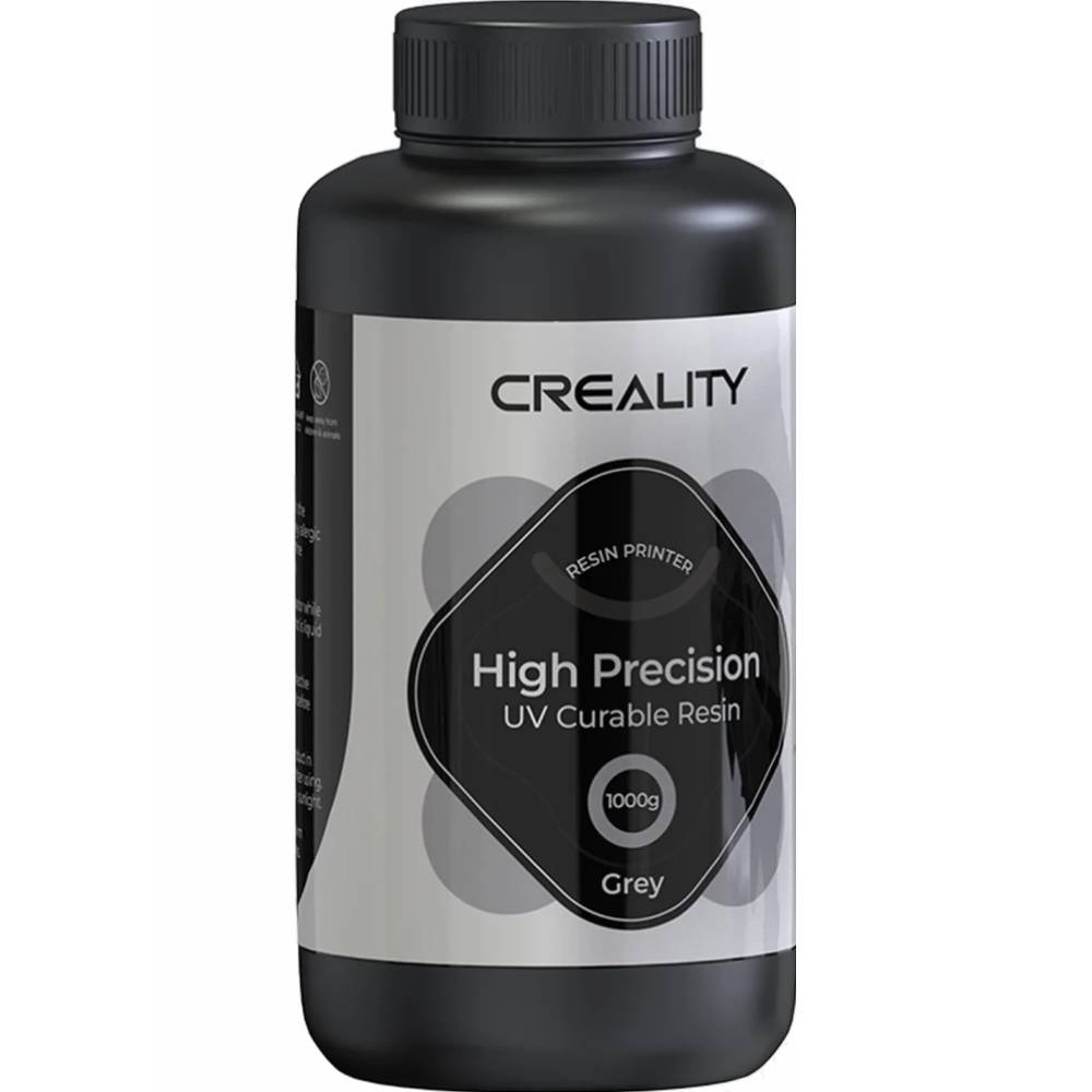 Фотополімерна смола 3D CREALITY LCD 8K High Precision 1 кг Сірий (3302190003)