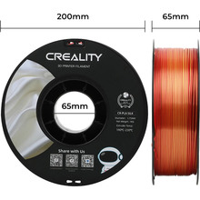 Пластик для 3D принтера CREALITY PLA Silk 1кг 1.75мм Red Gold (3301120009)