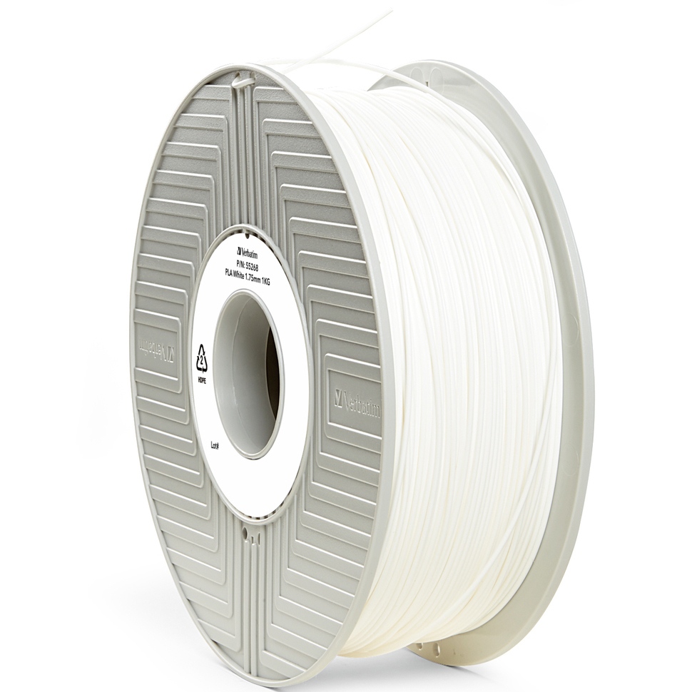 PLA пластик VERBATIM 1.75 mm 1KG White (55268)