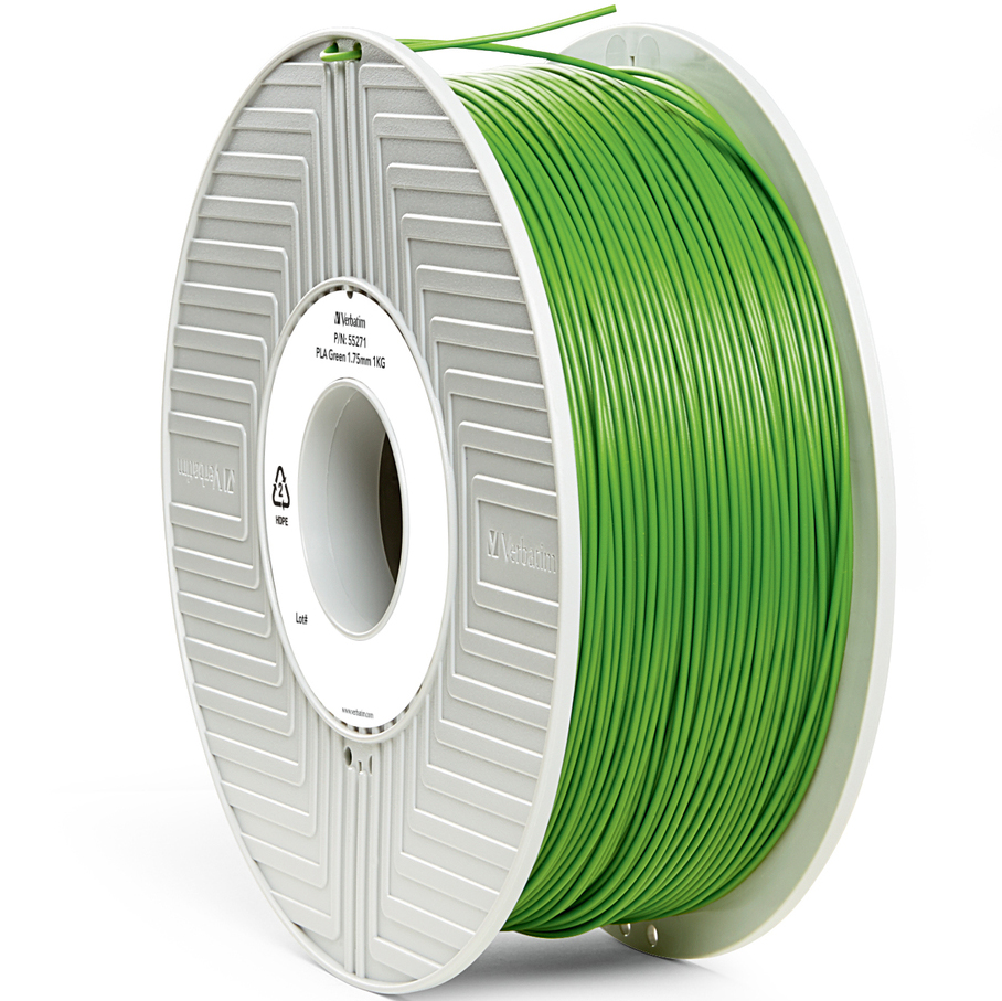 PLA пластик VERBATIM 1.75 mm 1KG Green (55271)