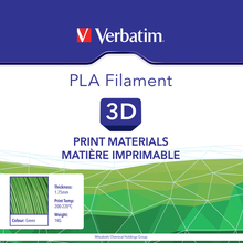 PLA пластик VERBATIM 1.75 mm 1KG Green (55271)