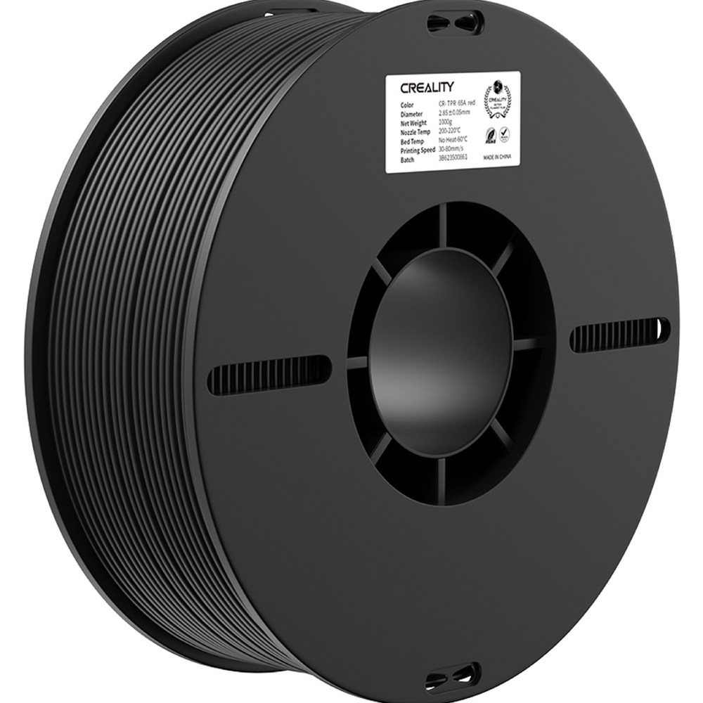 Пластик для 3D принтера CREALITY TPR 1кг 2.85 мм Black (3301090013) Діаметр нитки, мм 2.85