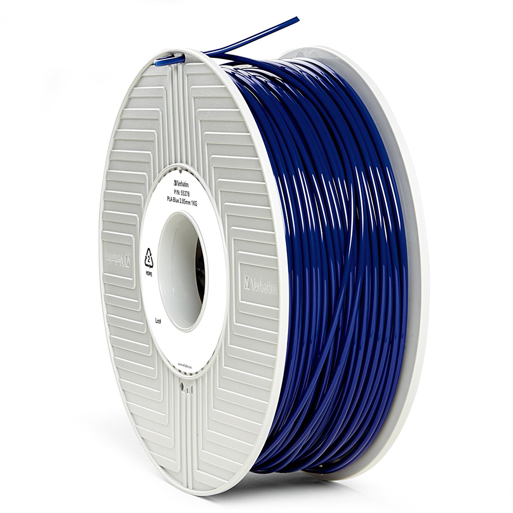 PLA пластик VERBATIM 2.85 mm 1KG Blue (55278)