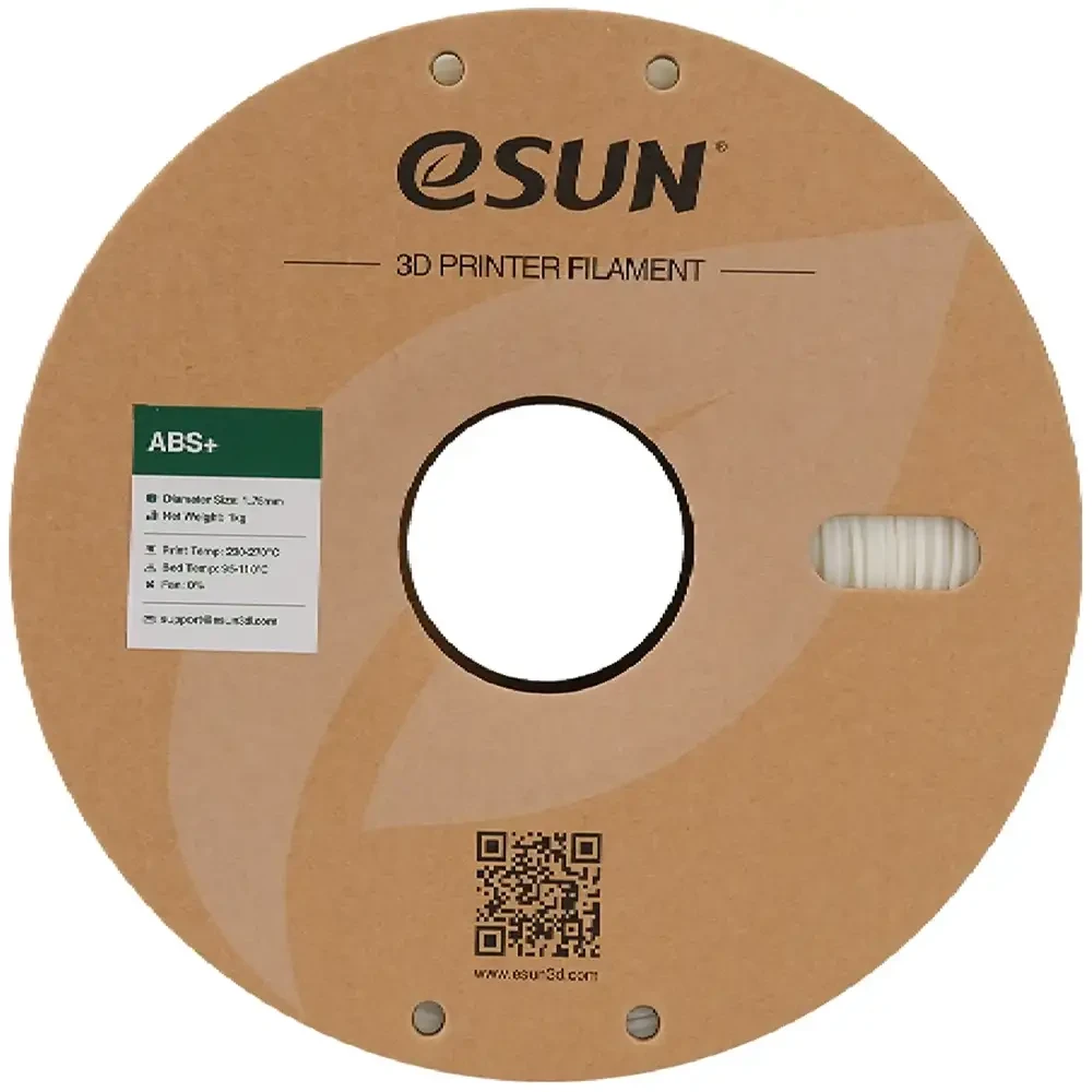 Пластик для 3D принтера ESUN ABS Plus 1кг 1.75мм Natural (ABS+175N1) Діаметр нитки, мм 1.75