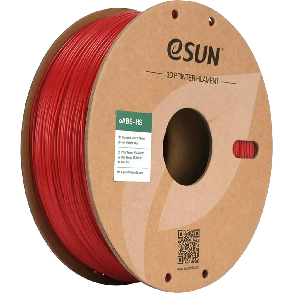 Пластик для 3D принтера ESUN eABS-HS 1кг 1.75мм Fire Red (eABS+HS-175FR1)