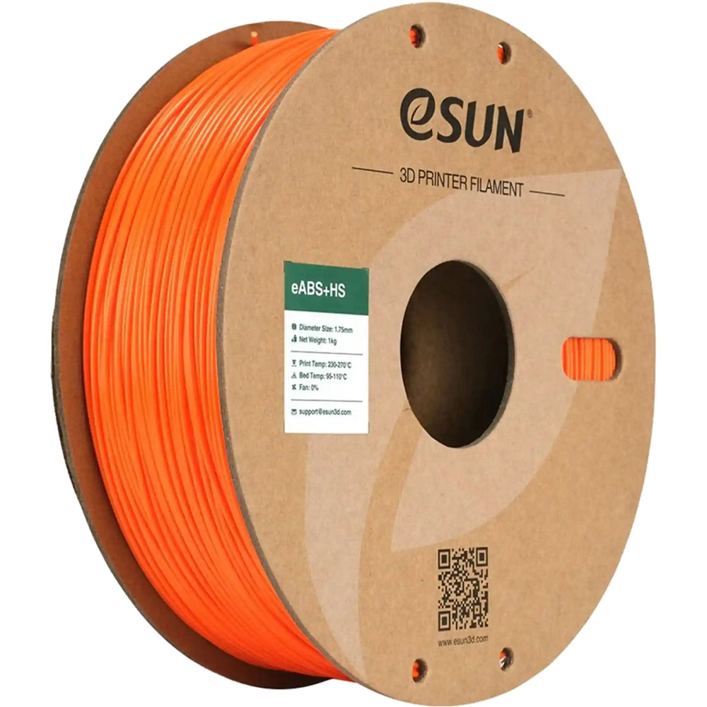 Пластик для 3D принтера ESUN eABS-HS 1кг 1.75мм Orange (eABS+HS-175O1)