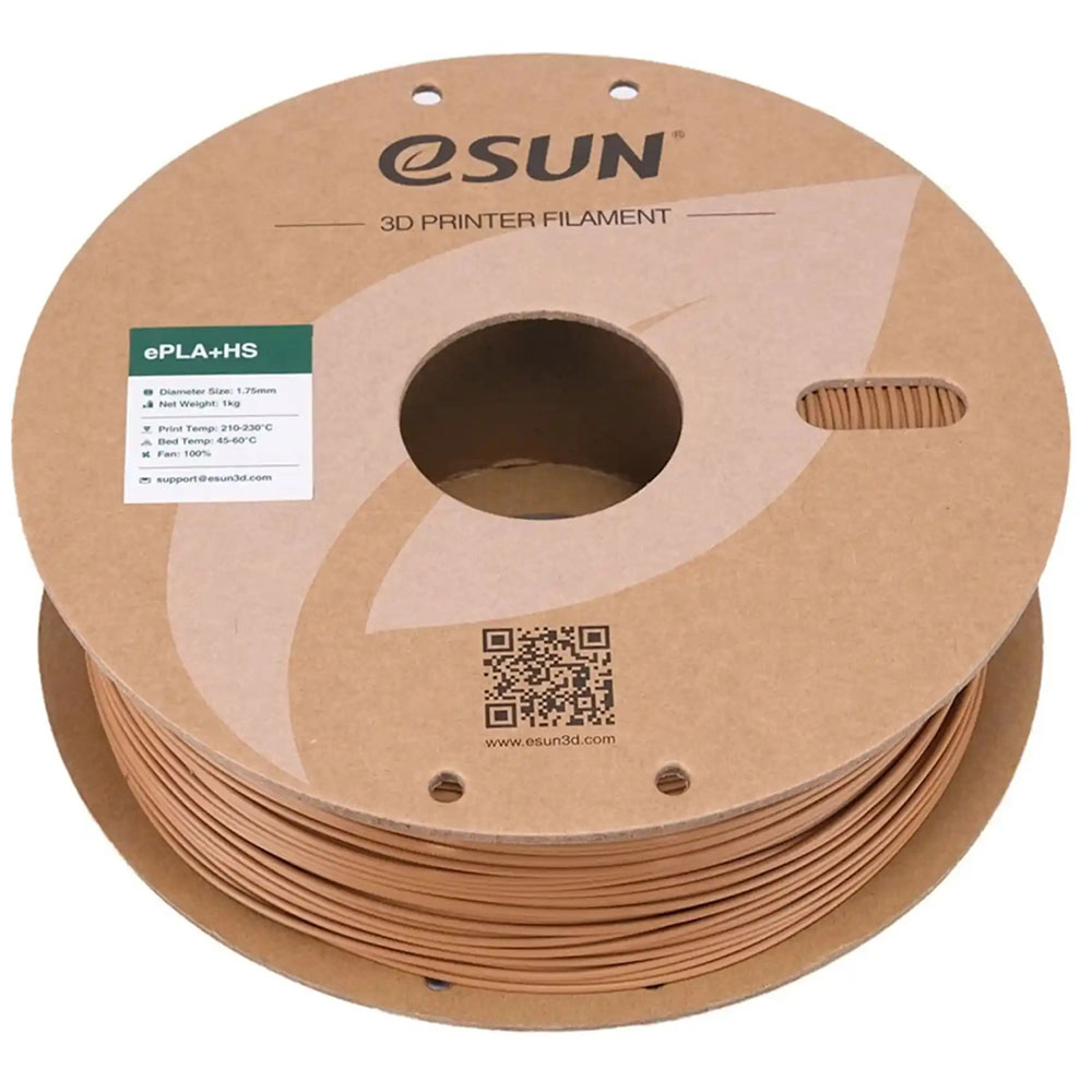 Катушка ESUN ePLA Plus HS Filament 1кг 1.75мм Light Brown (EPLA+HS-P175LC1) Диаметр нити, мм 1.75