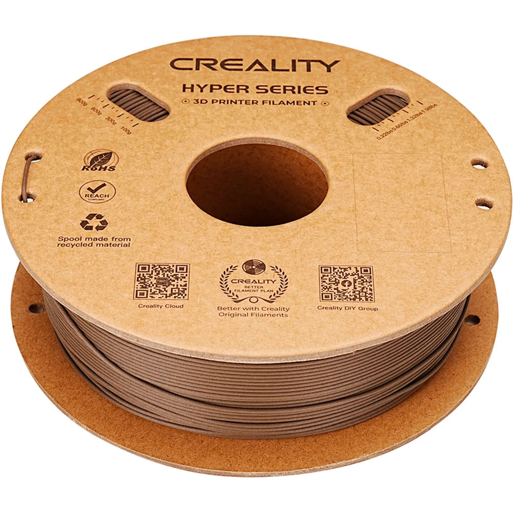 Пластик для 3D принтера CREALITY Hyper PLA-CF 1кг 1.75мм Grayish Yellow (3301060017) Тип пластика PLA-CF