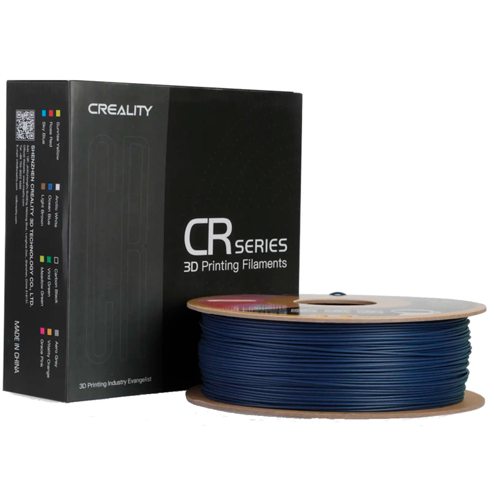 Пластик для 3D принтера CREALITY PLA Matte 1кг 1.75мм Navy Blue (3301010298) Температура плавления 190 - 230