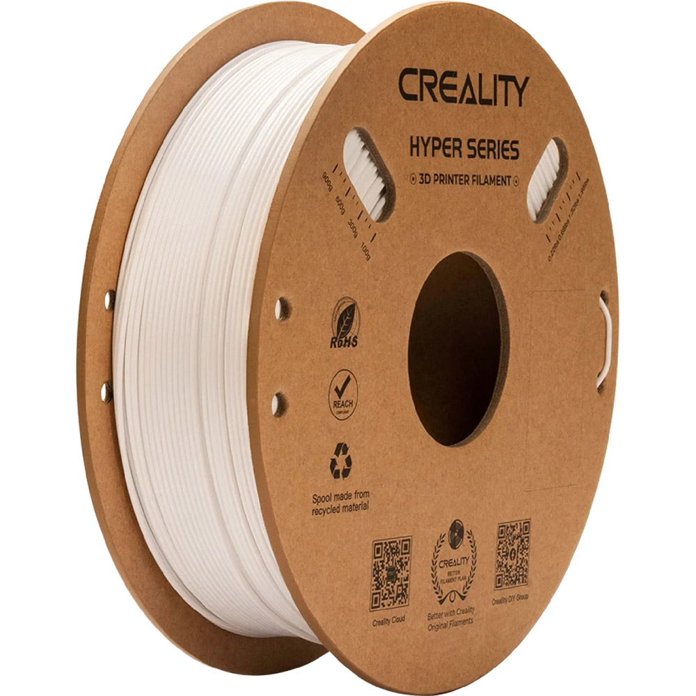 Пластик для 3D принтера CREALITY Hyper PETG 1кг 1.75мм White (3301030040)