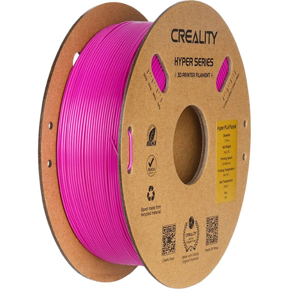 Катушка CREALITY Hyper PLA Filament 1 кг 1.75 мм Violet (3301010410)