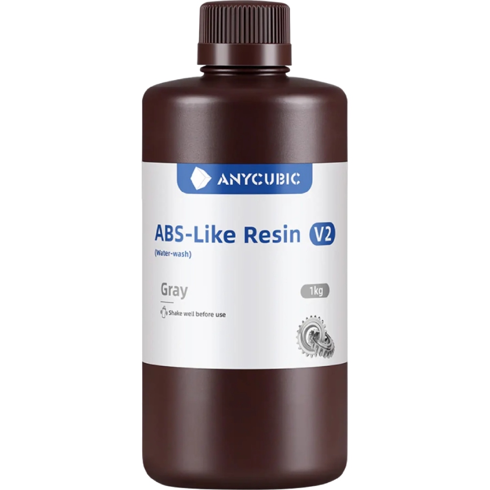 Фотополимерная смола ANYCUBIC ABS-Like Resin v2 1 кг Gray (SAB2GY-101D) Тип пластика фотополимерная смола